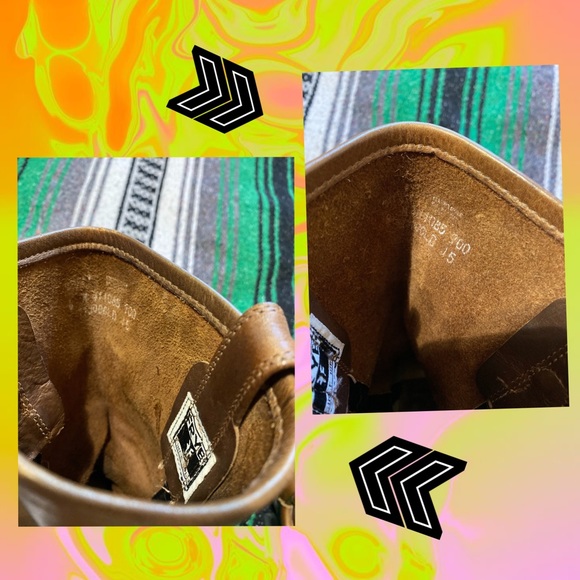 FRYE ☀️ Cognac Harness 12R Boots - Picture 10 of 16